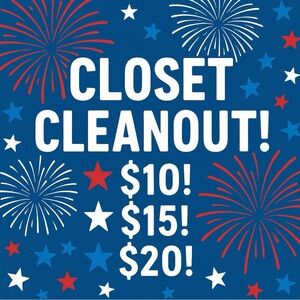 CLOSET CLEANOUT! Great Prices!